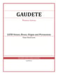 Gaudete SATB choral sheet music cover